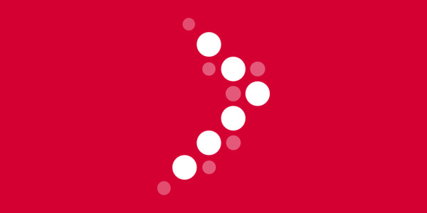 DNC logo on red background
